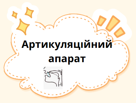 Артикуляційний апарат